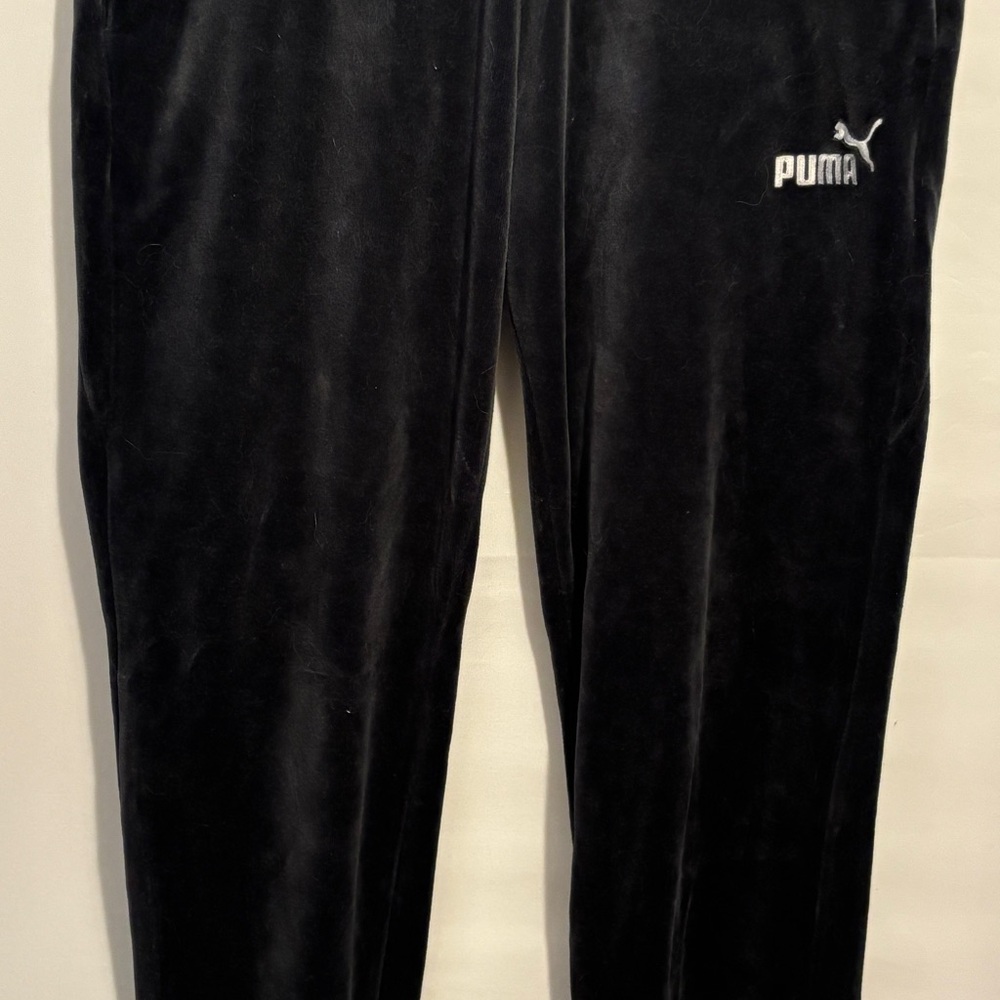 Puma Black Velour Pants